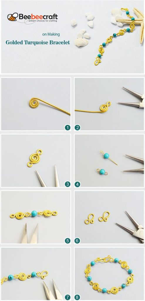 pulseras bracelets como hacer tutoriales tutorials how to make alambre wire