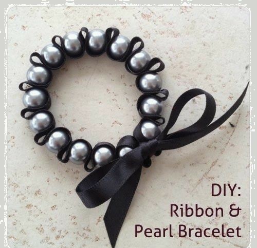 pulsera cinta ribbon bracelet diy tutorial paso a paso