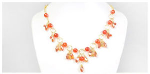 handmade collares beads necklace drops crystals DIY