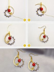 aretes zarcillos alambre earrings wire handmade jewelry