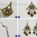 aretes zarcillos bohemio boho jewelry handmade bisuteria earrings how to make como hacer paso a paso