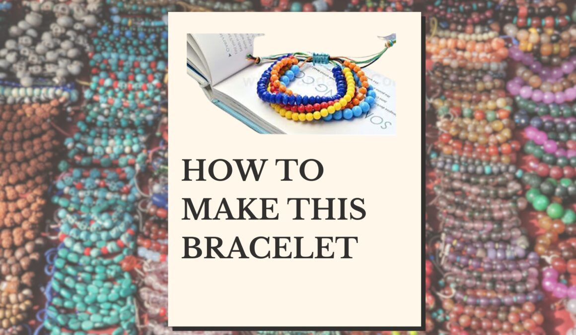 how to make bracelets beads macramace handmade jewelry tutorial