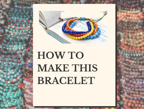 how to make bracelets beads macramace handmade jewelry tutorial